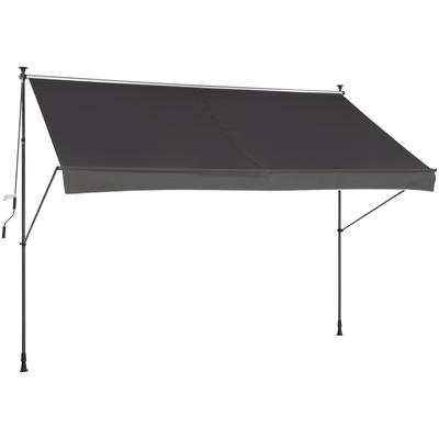 Klemmmarkise KONIFERA, grau (anthrazit), B:300cm, Polyester, Markisen, Breite/Ausfall: 300/150 cm Image