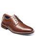 Nunn Bush Centro Flex Plain Toe Oxford - Mens 8 Brown Oxford W