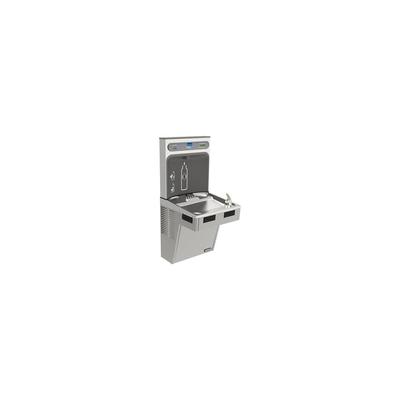 Elkay LMABF8WSLK Wall Mount Drinking Fountain w/ Bottle Filler - Refrigerated, Filtered, Gray, 115 V