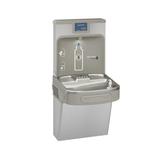 Elkay LZS8WSVRSK Wall Mount Drinking Fountain w/ Bottle Filler - Refrigerated, Filtered, Silver, 115 V