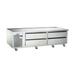 Traulsen TE084HT Spec-Line 84" Chef Base w/ (4) Drawers - 115v, Silver