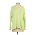 Old Navy Pullover Sweater: Green Color Block Tops - Women's Size Small