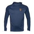 Men's Levelwear Navy Florida Panthers Ascent Insignia Asymmetric Quarter-Zip Pullover Hoodie