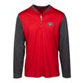Men's Levelwear Red/Charcoal Montreal Canadiens Spector Quarter-Zip Pullover Top