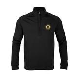 Youth Levelwear Black Boston Bruins Cali Insignia Quarter-Zip Pullover Top