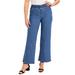 Plus Size Women's Contour Denim Wide-Leg Jean by June+Vie in Medium Wash (Size 18 W)