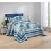 Concord Bedspread by BrylaneHome in Blue Multi (Size FULL)