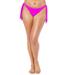 Plus Size Women's Side Tie Swim Brief by Swimsuits For All in Very Fuchsia (Size 8)