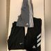 Adidas Bottoms | Boys Medium Athletic Shorts- 3 Pairs Nike And Adidas | Color: Black/Gray | Size: Mb