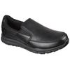 Berufsschuh SKECHERS "NAMPA-GROTON" Gr. 41, schwarz, 41, Lederimitat, Schuhe, Slipper für Gastronomie, Pflege, Krankenhaus mit Strecheinsätzen