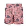 Badeshorts URBAN CLASSICS "Herren Pattern Swim Shorts" Gr. 3XL, US-Größen, bunt (yacht aop) Herren Badehosen Badeshorts