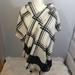 American Eagle Outfitters Accessories | American Eagle Wrap Scarf | Color: Black/White | Size: Os