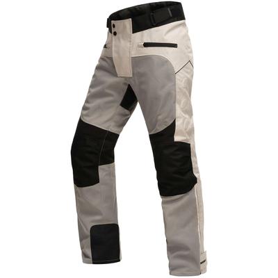 Motorradhose NERVE "Tourenhose Outback" Gr. XXL, schwarz (hellgrau, weiß, schwarz), Hosen, XXL, N-Gr, Obermaterial: 100% Polyester. Miedereinsatz: 100% Polyester