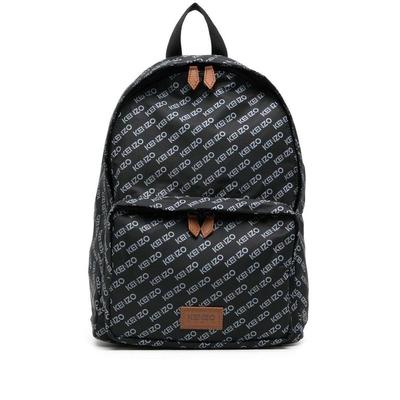 Sport Monogram Bag - Black - KENZO Backpacks