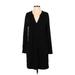 Lou & Grey Casual Dress - Sweater Dress: Black Dresses - Women's Size X-Small