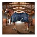 XXL/162 cm, Bleu marine: Couverture de box pour le rembourrage des chevaux 450 g warm walk
