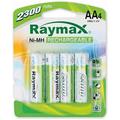 Raymax Batteries - Blister 4 Batterie Ricaricabili Stilo aa 2300mAh