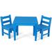 Costway 3PCS Kids Table & 2 Chairs Set Outdoor Heavy-Duty All-Weather - See Details