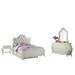 Acme Furniture Edalene Tufted Pearl White Bedroom Set