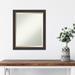 Beveled Wood Wall Mirror - Ashton Black Frame - Ashton Black