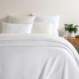 Pine Cone Hill Silken Tencel Duvet Cover, Cotton in White | Twin Duvet Cover | Wayfair PC763-T