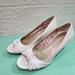 American Eagle Outfitters Shoes | American Eagle White Heels Size 5 | Color: White | Size: 5