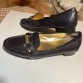 Coach Shoes | Coach Brown Leather Loafers | Color: Brown/Gold | Size: 8
