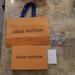 Louis Vuitton Storage & Organization | Louis Vuitton Gift Bag And Box | Color: Black/Orange | Size: 8x5.5 Box 118 Bag