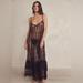 Free People Dresses | Free People Look At You Black Embroidered Maxi Slip Dress New | Color: Black | Size: M