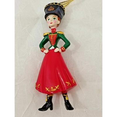 Disney Holiday | Disney The Nutcracker And The Four Realms Clara Soldier Ornament New Christmas | Color: Green/Red | Size: Small