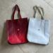 Lululemon Athletica Bags | 2 Large New Lululemon Holiday Tote Bags | Color: Red/White | Size: Os