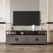17 Stories TV Stand for TVs up to 78" Wood in Brown | 24.61 H x 70.87 W x 18.11 D in | Wayfair 3EA1C2BBE5094F66BB4A2795BB2B886E