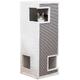 TRIXIE Katzen Kratzbaum Kratztonne CAT TOWER GERARDO, 100 cm, WEIß/GRAU - 44987