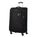 American Tourister Hyperspeed 4-Wheel Suitcase 80 cm, Black (Jet Black), Standard Size, Suitcases & trolleys