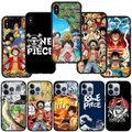 Coque souple One Piece Anime pour iPhone coque de téléphone Roronoa Zoro Luffy 14 13 12 Mini