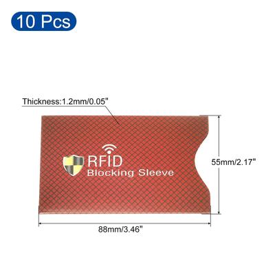 RFID Blocking Credit Card Sleeves, 10 Pack Contactless Protect Holder