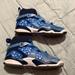 Nike Shoes | Air Jordan 8 Retro Gs 'Snowflake' Kids Sz 5.5y Worn About 4x Inside Court | Color: Blue/White | Size: 5.5bb