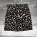 J. Crew Skirts | J. Crew Corduroy Leopard Print Skirt Size 2 | Color: Brown/Tan | Size: 2