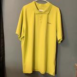 Columbia Shirts | Columbia Omni Shade Polo Shirt Mens Neon Yellow Green Short Sleeve Xxl | Color: Yellow | Size: Xxl