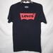 Levi's Tops | Levi's Women's Black Short Sleeve Graphic Logo T-Shirt Small | Color: Black | Size: S