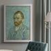 Red Barrel Studio® Van Gogh Self-Portrait - Picture Frame Painting Canvas, Solid Wood in Blue/Brown | 20 H x 16 W x 2.5 D in | Wayfair