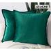 SR-HOME Set Of 2 Super Soft Decorative Throw Pillow Covers Square w/ Fringe Luxury Style Cushion Case Pillow Shell For Sofa Bedroom | Wayfair