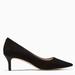 Kate Spade Shoes | Kate Spade Suede Crystalline Pumps, Black Nib | Color: Black | Size: Various