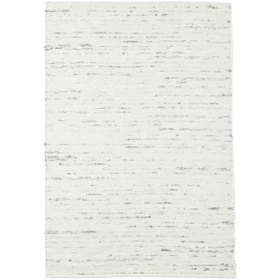 Wollteppich THEKO "Alm-Glück", grau (natural grau), B:90cm H:12mm L:160cm, Schurwolle, Teppiche, reine Wolle, meliert, handgewebt, Wendeteppich, auch als Läufer Image