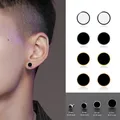 Boucles d'oreilles tendance en titane et acier inoxydable pour homme bijou de Piercing goutte à