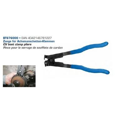 Brilliant Tools Zange für Achsmanschetten-Klemmen Zange, Gelenkmanschetten-Schelle,Klemmzange, Faltenbalg BT676000 Image