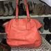 Coach Bags | Coach Ashley Large Coral Leather Satchel Shoulder Purse Bag Very Good Used Cond | Color: Gold/Orange/Tan | Size: Os
