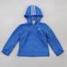 Adidas Jackets & Coats | Adidas Jacket Girls 4t Blue Ruffles Hooded Lightweight | Color: Blue/White | Size: 4tg