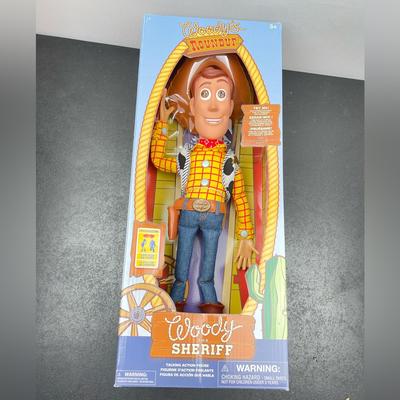 Disney Toys | Disney Toy Story 4 Woody The Sheriff Talking Action Figure 15" | Color: Brown/Yellow | Size: Osbb