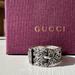 Gucci Jewelry | Gucci Metallic Garden Silver Ring In Sterling Silver 925 | Color: Silver | Size: Size 24